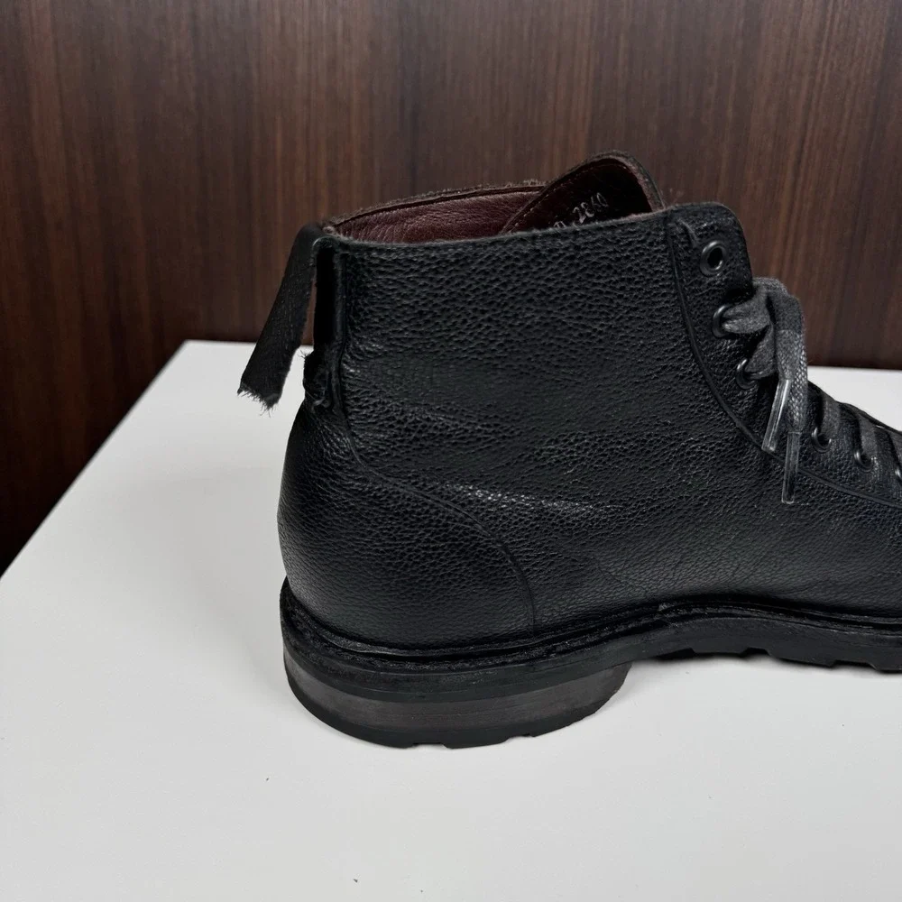 Allen Edmonds 9 D Black Leather Alpine Chukka Boots Weather Proof Lace Up